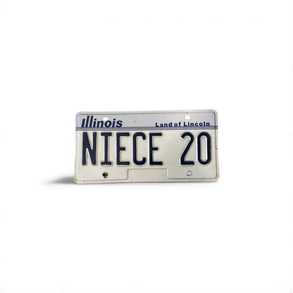 2000 ILLINOIS VANITY LICENSE PLATE NIECE 20