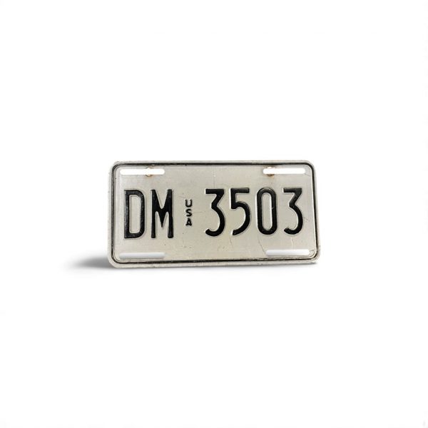 DM USA 3503 LICENSE PLATE