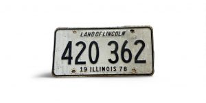 1978 ILLINOIS LICENSE PLATE 420 362