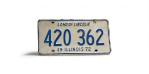1972 ILLINOIS LICENSE PLATE 420 362