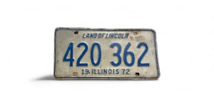 1972 ILLINOIS LICENSE PLATE 420 362