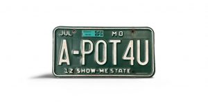 2012 MISSOURI LICENSE PLATE 420 A POT 4 U VANITY