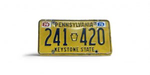 1978 PENNSYLVANIA LICENSE PLATE 241 420