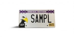 2022 WISCONSIN SAMPLE LICENSE PLATE TRIBAL ONEIDA NATION EAGLE