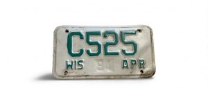 1994 WISCONSIN MOTORCYLE LICENSE PLATE C525