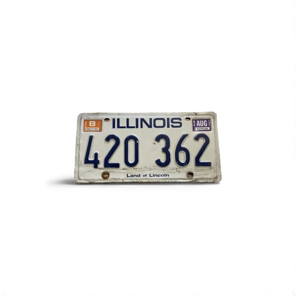 1984 ILLINOIS LICENSE PLATE 420 362