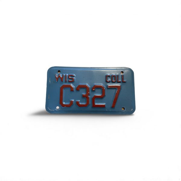 WISCONSIN MOTORCYCLE COLLECTOR LICENSE PLATE RARE C327