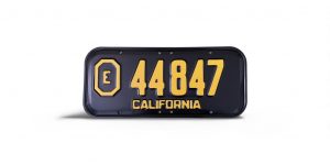 CALIFORNIA EXEMPT 44847 LICENSE PLATE