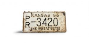 1956 KANSAS LICENSE PLATE 3 420