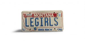1991 MONTANA VANITY LICENSE PLATE LE GIRLS