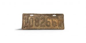 1918 WISCONSIN LICENSE PLATE 108266