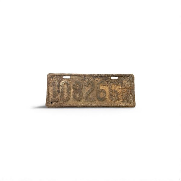 1918 WISCONSIN LICENSE PLATE 108266
