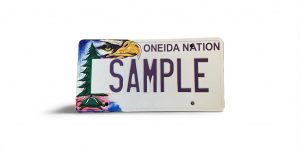 2022 WISCONSIN SAMPLE LICENSE PLATE TRIBAL ONEIDA NATION EAGLE