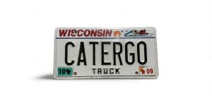 2009 WISCONSIN LICENSE PLATE CATERGO VANITY