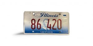 2000 ILLINOIS 86 420 LICENSE PLATE