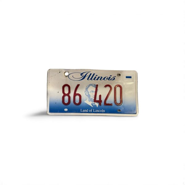 2000 ILLINOIS 86 420 LICENSE PLATE