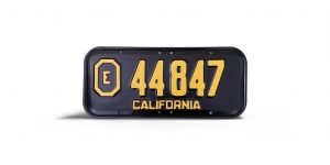 CALIFORNIA EXEMPT 44847 LICENSE PLATE