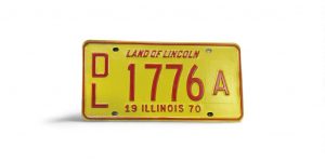 1970 1776 ILLINOIS LICENSE PLATE