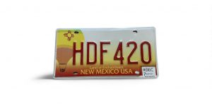 2007 NEW MEXICO LICENSE PLATE HDF 420