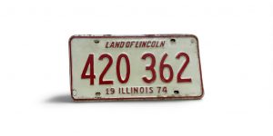 1974 ILLINOIS LICENSE PLATE 420 362