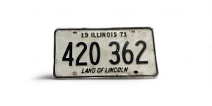1971 ILLINOIS LICENSE PLATE 420 362