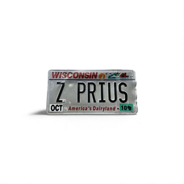 2010 WISCONSIN VANITY LICENSEPLATE Z PRIUS